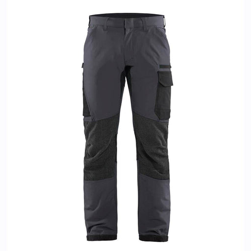Blaklader 1422 4-Way Stretch Service Work Trousers Mid Grey / Black - BASIC & REAPER TROUSERS