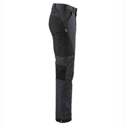 Blaklader 1422 4-Way Stretch Service Work Trousers Mid Grey / Black - BASIC & REAPER TROUSERS