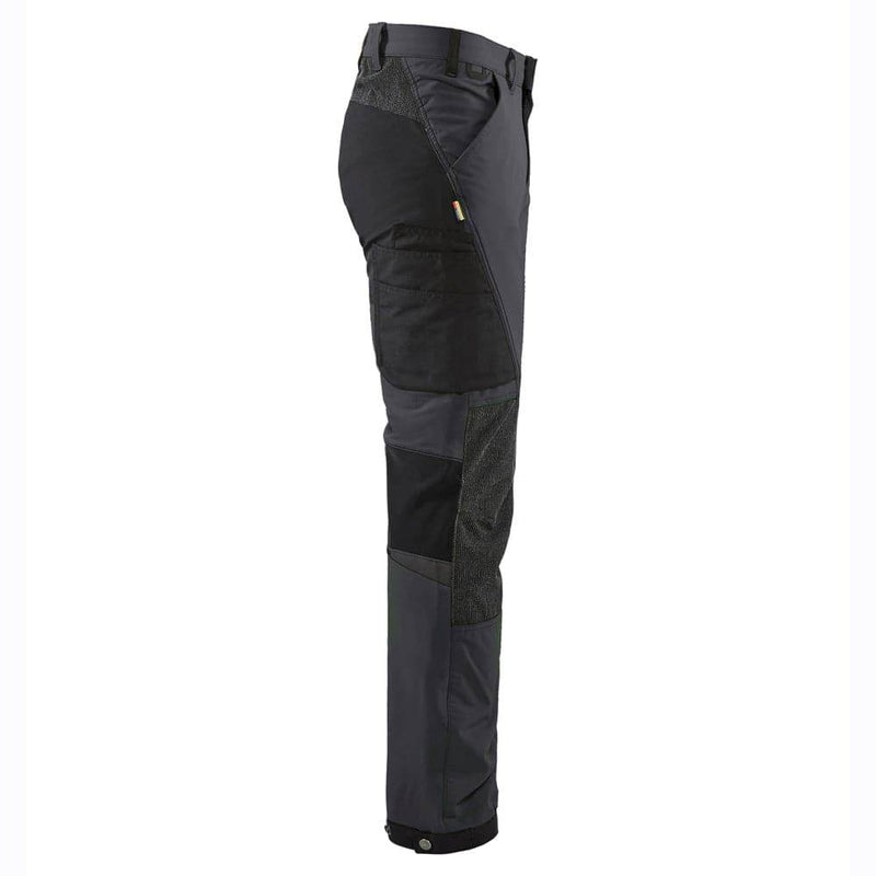 Blaklader 1422 4-Way Stretch Service Work Trousers Mid Grey / Black - BASIC & REAPER TROUSERS