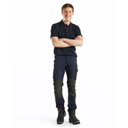 Blaklader 1422 4-Way Stretch Service Work Trousers Navy Blue / Black - BASIC & REAPER TROUSERS