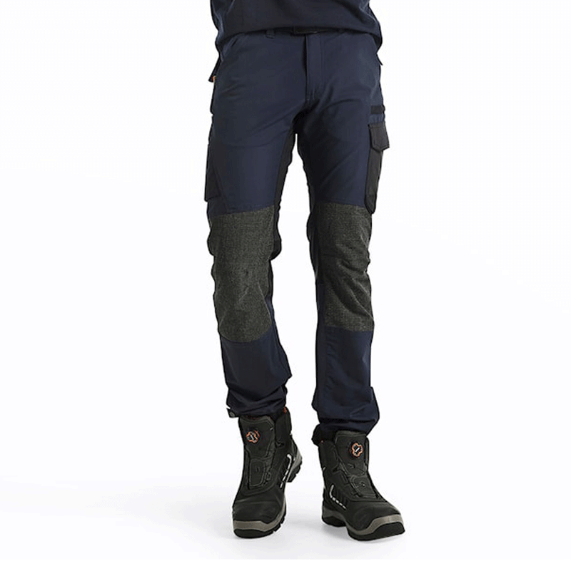 Blaklader 1422 4-Way Stretch Service Work Trousers Navy Blue / Black - BASIC & REAPER TROUSERS