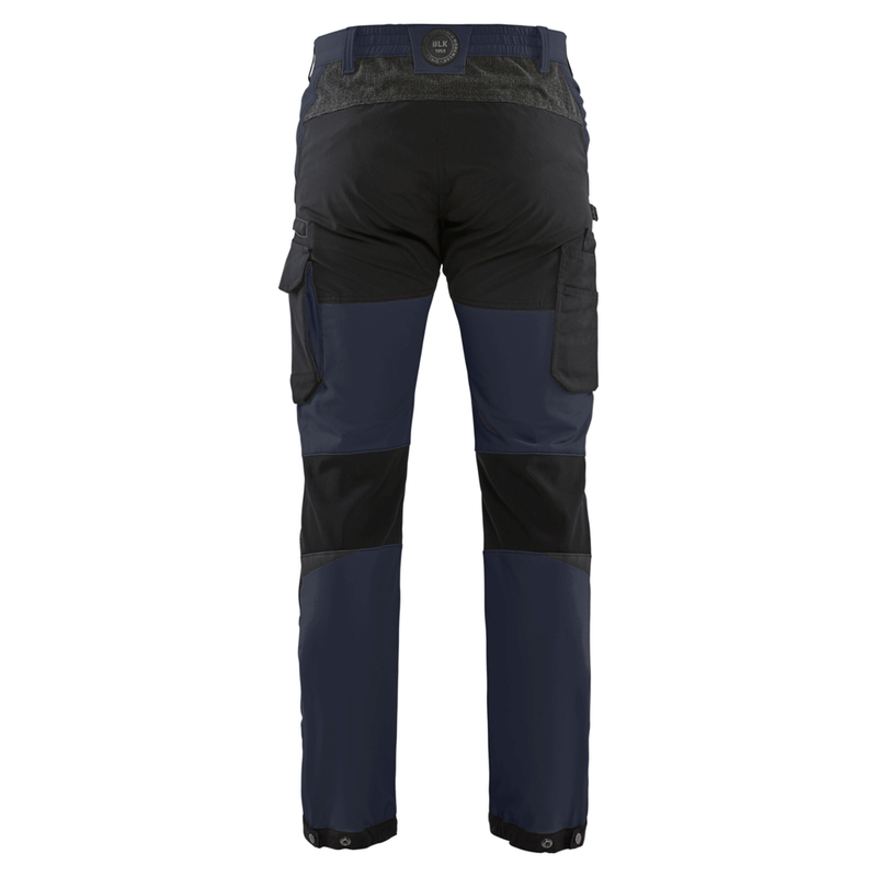 Blaklader 1422 4-Way Stretch Service Work Trousers Navy Blue / Black - BASIC & REAPER TROUSERS