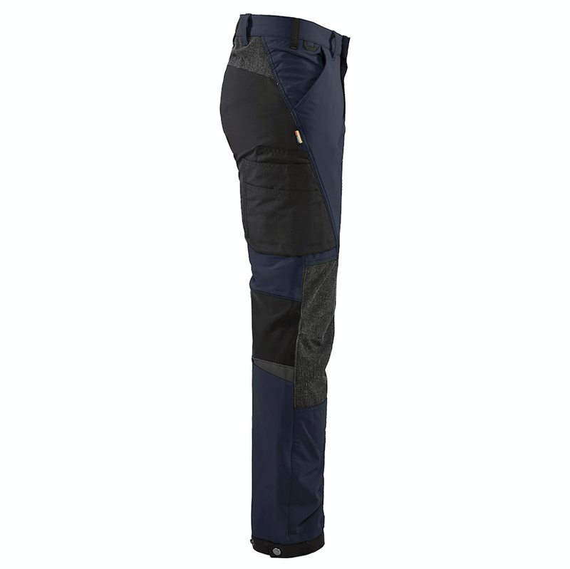 Blaklader 1422 4-Way Stretch Service Work Trousers Navy Blue / Black - BASIC & REAPER TROUSERS