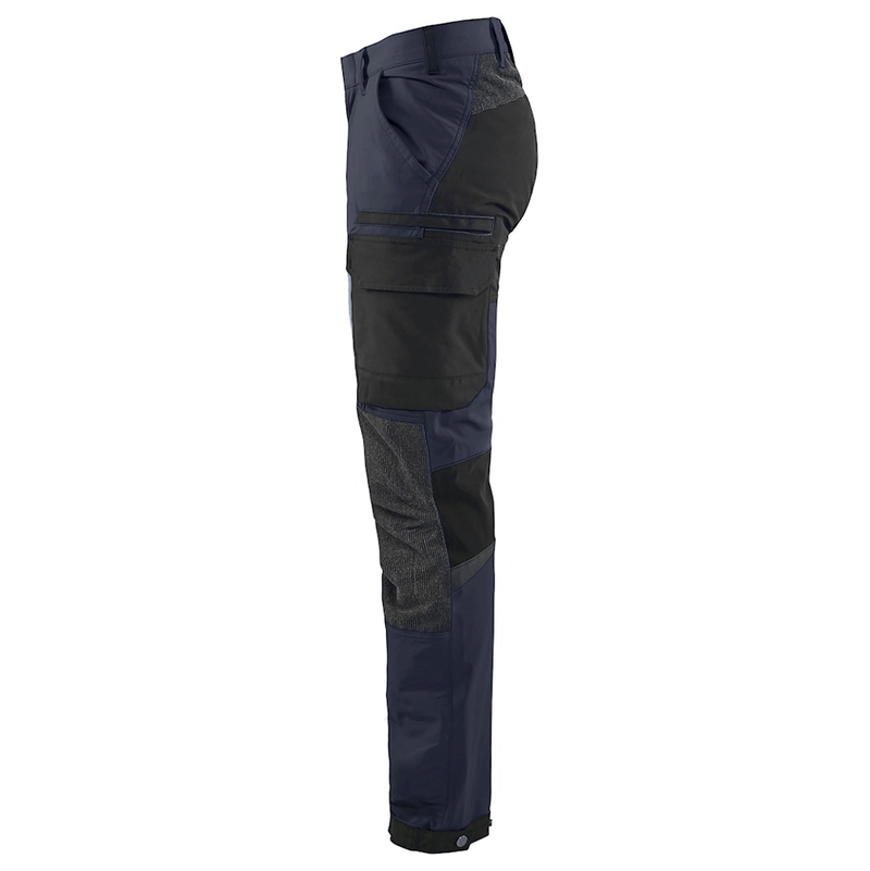 Blaklader 1422 4-Way Stretch Service Work Trousers Navy Blue / Black - BASIC & REAPER TROUSERS