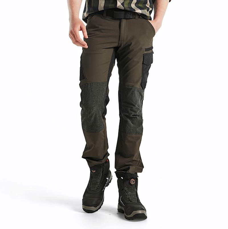 Blaklader 1422 4-Way Stretch Service Work Trousers Olive Green - BASIC & REAPER TROUSERS