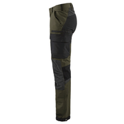 Blaklader 1422 4-Way Stretch Service Work Trousers Olive Green - BASIC & REAPER TROUSERS