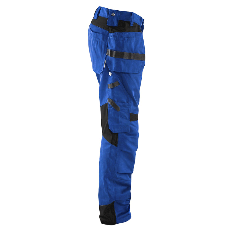 Blaklader 1555 Holster Pocket Craftsmen Work Trousers Cornflower Blue - KNEE PAD TROUSERS