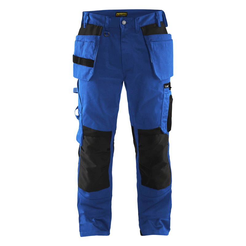 Blaklader 1555 Holster Pocket Craftsmen Work Trousers Cornflower Blue - KNEE PAD TROUSERS