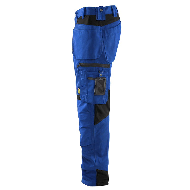 Blaklader 1555 Holster Pocket Craftsmen Work Trousers Cornflower Blue - KNEE PAD TROUSERS