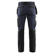 Blaklader 1599 Canvas Craftsmen Holster Pocket Stretch Work Trouser - KNEE PAD TROUSERS