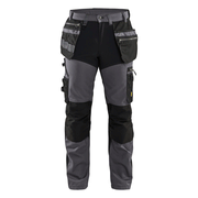 Blaklader 1599 Canvas Craftsmen Holster Pocket Stretch Work Trouser - KNEE PAD TROUSERS