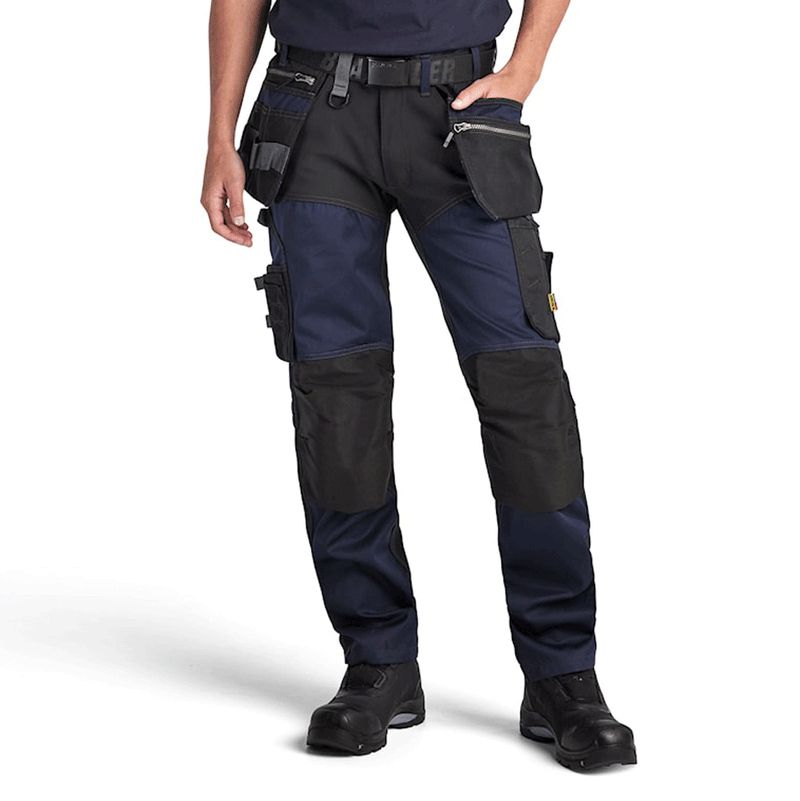 Blaklader 1599 Twill Craftsmen Holster Pocket Stretch Work Trouser - KNEE PAD TROUSERS