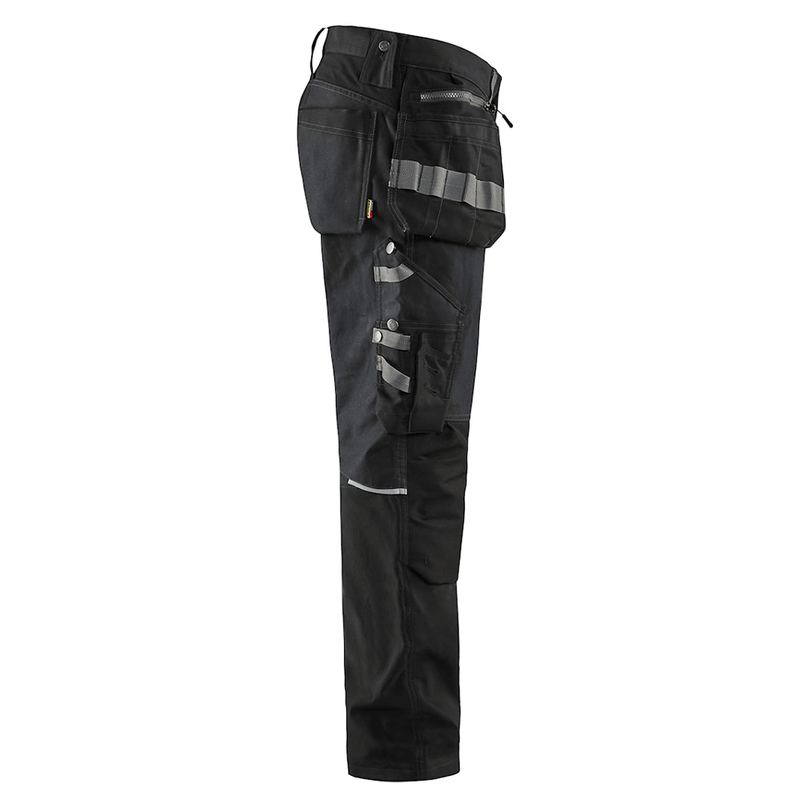 Blaklader 1599 Twill Craftsmen Holster Pocket Stretch Work Trouser - KNEE PAD TROUSERS