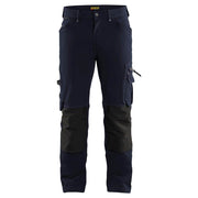 Blaklader 1989 4-Way Stretch Craftsmen Work Trousers - KNEE PAD TROUSERS