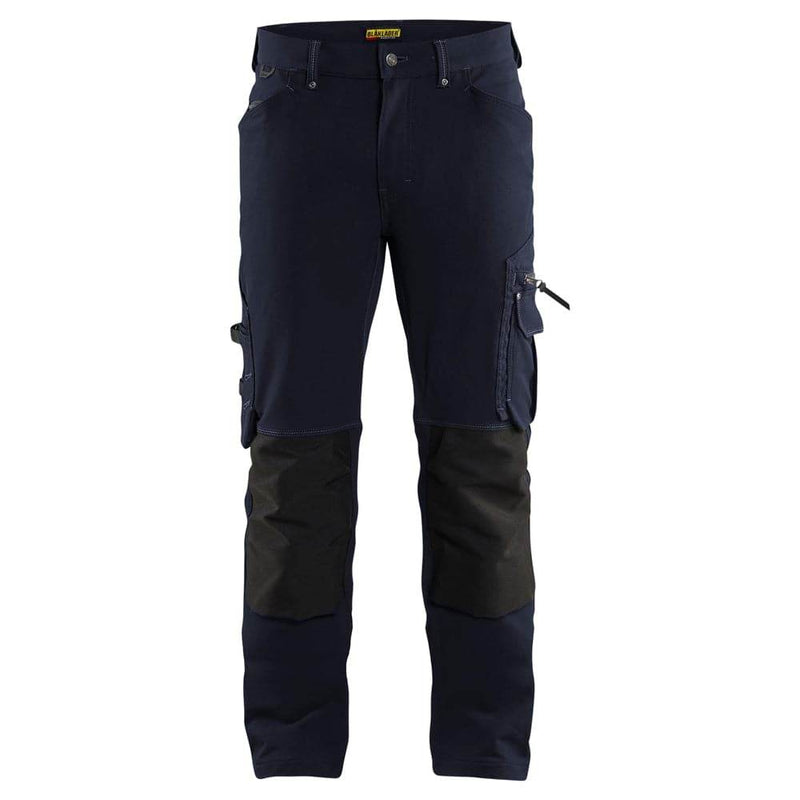 Blaklader 1989 4-Way Stretch Craftsmen Work Trousers - KNEE PAD TROUSERS