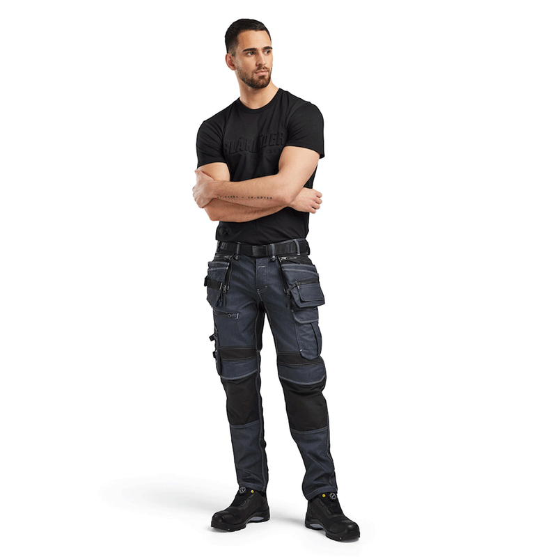 Blaklader 1990 Craftsmen Stretch Denim Holster Pocket Trouser X1900 - JEANS & DENIM TROUSERS