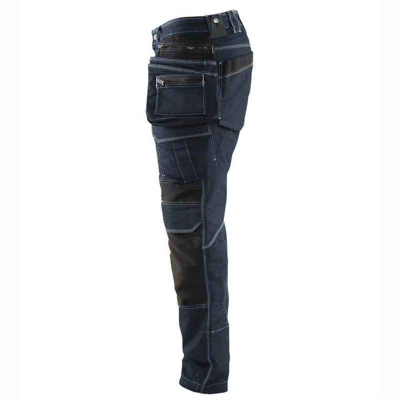 Blaklader 1990 Craftsmen Stretch Denim Holster Pocket Trouser X1900 - JEANS & DENIM TROUSERS