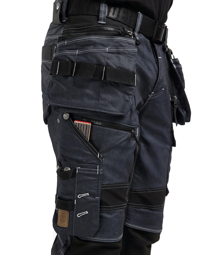 Blaklader 1990 Craftsmen Stretch Denim Holster Pocket Trouser X1900 - JEANS & DENIM TROUSERS