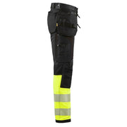 Blaklader 1993 Hi-Vis 4-Way Stretch Holster Pocket Work Trousers - HI-VIS TROUSERS