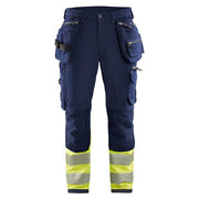 Blaklader 1993 Hi-Vis 4-Way Stretch Holster Pocket Work Trousers - HI-VIS TROUSERS