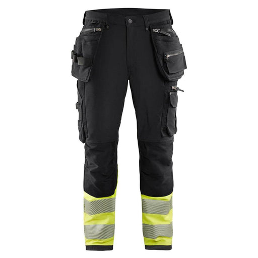 Blaklader 1993 Hi-Vis 4-Way Stretch Holster Pocket Work Trousers - HI-VIS TROUSERS