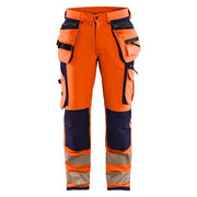 Blaklader 1997 Hi-Vis 4-Way Stretch Holster Pocket Kneepad Work Trousers - HI-VIS TROUSERS