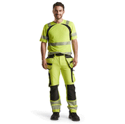 Blaklader 1997 Hi-Vis 4-Way Stretch Holster Pocket Kneepad Work Trousers - HI-VIS TROUSERS