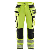Blaklader 1997 Hi-Vis 4-Way Stretch Holster Pocket Kneepad Work Trousers Hi-Vis Yellow/Black Waist 30" Leg 32" - Apparel & Accessories > Clothing > Uniforms & Workwear > Contractor Pants & Coveralls SALE TROUSERS
