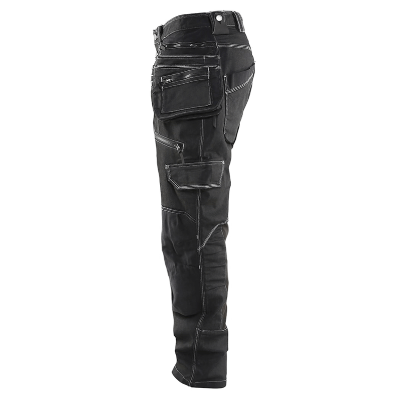 Blaklader 1999 Craftmens Denim Holster Pocket Stretch Work Trouser X1900 - KNEE PAD TROUSERS