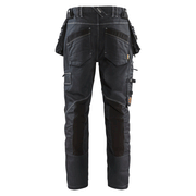 Blaklader 1999 Craftmens Denim Holster Pocket Stretch Work Trouser X1900 - KNEE PAD TROUSERS
