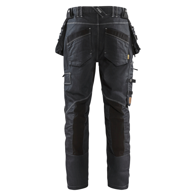 Blaklader 1999 Craftmens Denim Holster Pocket Stretch Work Trouser X1900 - KNEE PAD TROUSERS