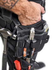 Blaklader 1999 Craftmens Denim Holster Pocket Stretch Work Trouser X1900 - KNEE PAD TROUSERS