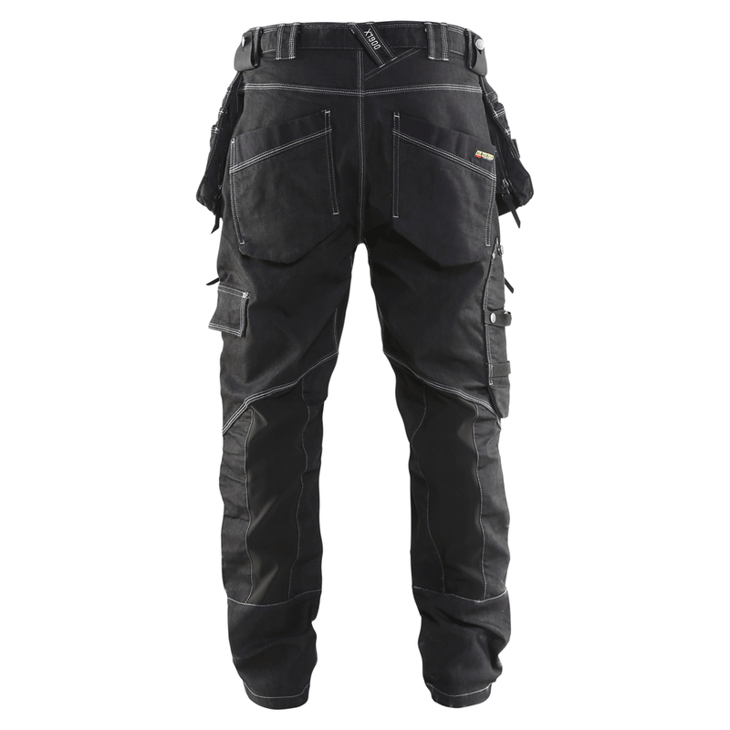 Blaklader 1999 Craftmens Denim Holster Pocket Stretch Work Trouser X1900 - KNEE PAD TROUSERS