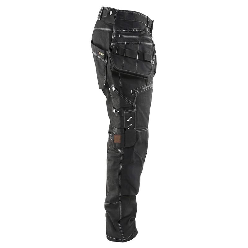 Blaklader 1999 Craftmens Denim Holster Pocket Stretch Work Trouser X1900 - KNEE PAD TROUSERS