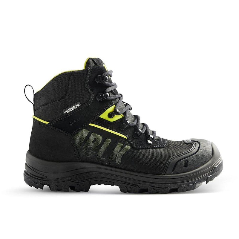 Blaklader 2479 Storm Black Yellow Waterproof Thinsulate Unisex Safety Work Boots Sizes Uk 2-13 PPE Workwear