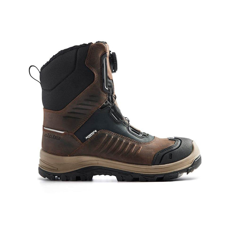 Blaklader 2493 Storm Black Brown Waterproof Thinsulate Tall Winter Safety Work Boots Sizes Uk 2-13 PPE Workwear