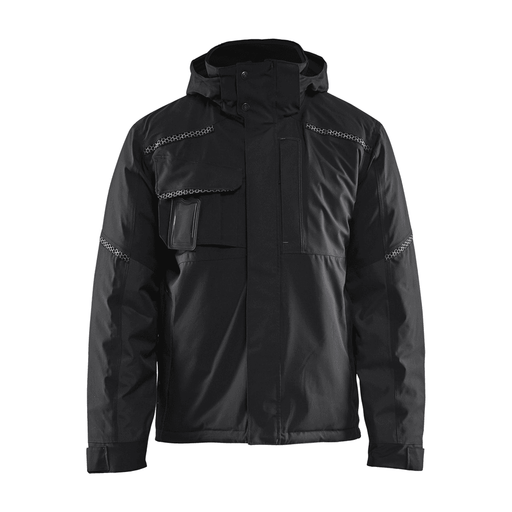 Blaklader 4881 Waterproof and Windproof Winter Jacket Hooded Black XL - Apparel & Accessories > Clothing > Outerwear > Coats & Jackets > Windbreakers SALE JACKETS
