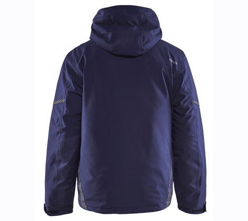 Blaklader 4881 Waterproof and Windproof Winter Jacket Hooded Navy Blue 2XL - SALE JACKETS