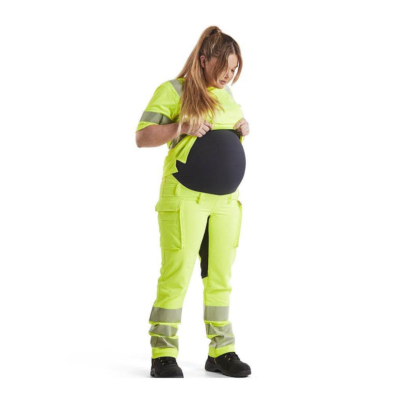 Blaklader 7100 Womens Hi-Vis 4-Way Stretch Maternity Work Trousers - WOMENS TROUSERS