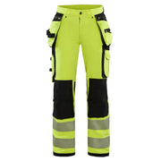 Blaklader 7197 Womens Hi-Vis 4-Way Stretch Holster Pocket Work Trouser - WOMENS TROUSERS