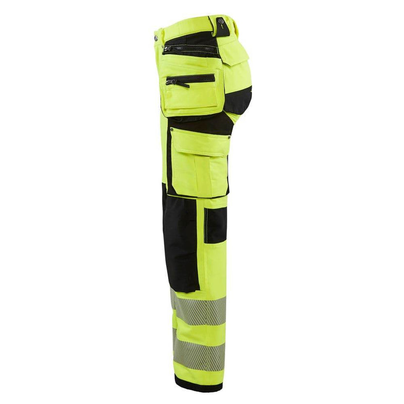 Blaklader 7197 Womens Hi-Vis 4-Way Stretch Holster Pocket Work Trouser - WOMENS TROUSERS