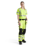 Blaklader 7197 Womens Hi-Vis 4-Way Stretch Holster Pocket Work Trouser - WOMENS TROUSERS