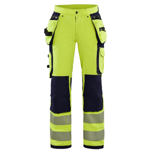 Blaklader 7197 Womens Hi-Vis 4-Way Stretch Holster Pocket Work Trouser - WOMENS TROUSERS