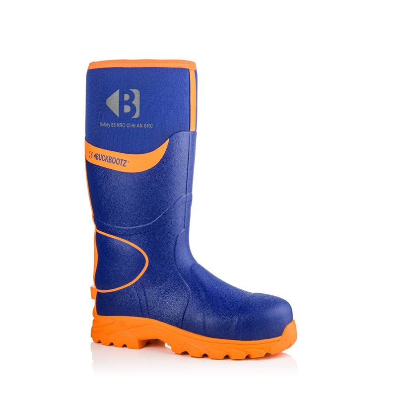 Buckler BBZ8000 S5 360° High Visibility Neoprene / Rubber Safety Wellington Boot with Ankle Protection - WELLINGTON BOOTS