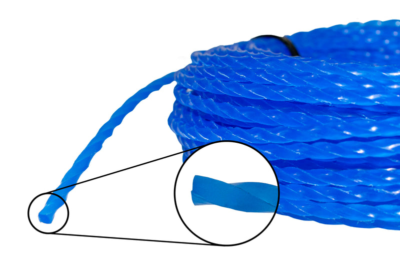 Strimmer Line Blue Twist 3.0mm x 15m - Home & Garden > Lawn & Garden > Outdoor Power Equipment Accessories > Weed Trimmer Accessories > Weed Trimmer Blades & Spools > Weed Trimmer Spools Garden tools & Accesories