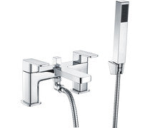 Bodelva Bath/Shower Mixer & Bracket - Chrome -