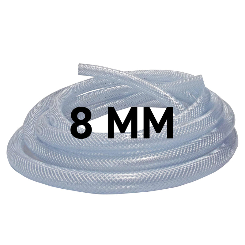 Clear Braided PVC Pipe 8mm*1.6mm - Hardware > Plumbing > Plumbing Pipes Tech Hose & Fittings