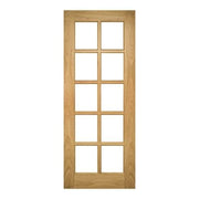 Bristol Oak Unfinished Bevelled Glaze Internal Door - All Sizes - Doors