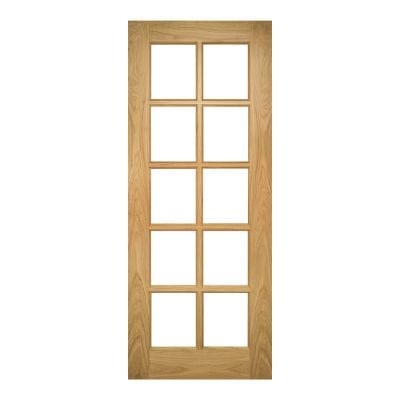 Bristol Oak Unfinished Bevelled Glaze Internal Door - All Sizes - Doors
