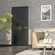 Brixton Black Prefinished Internal Door - All Sizes - Doors